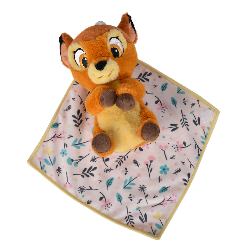  bambi the deer plush with blanket yellow 25 cm 